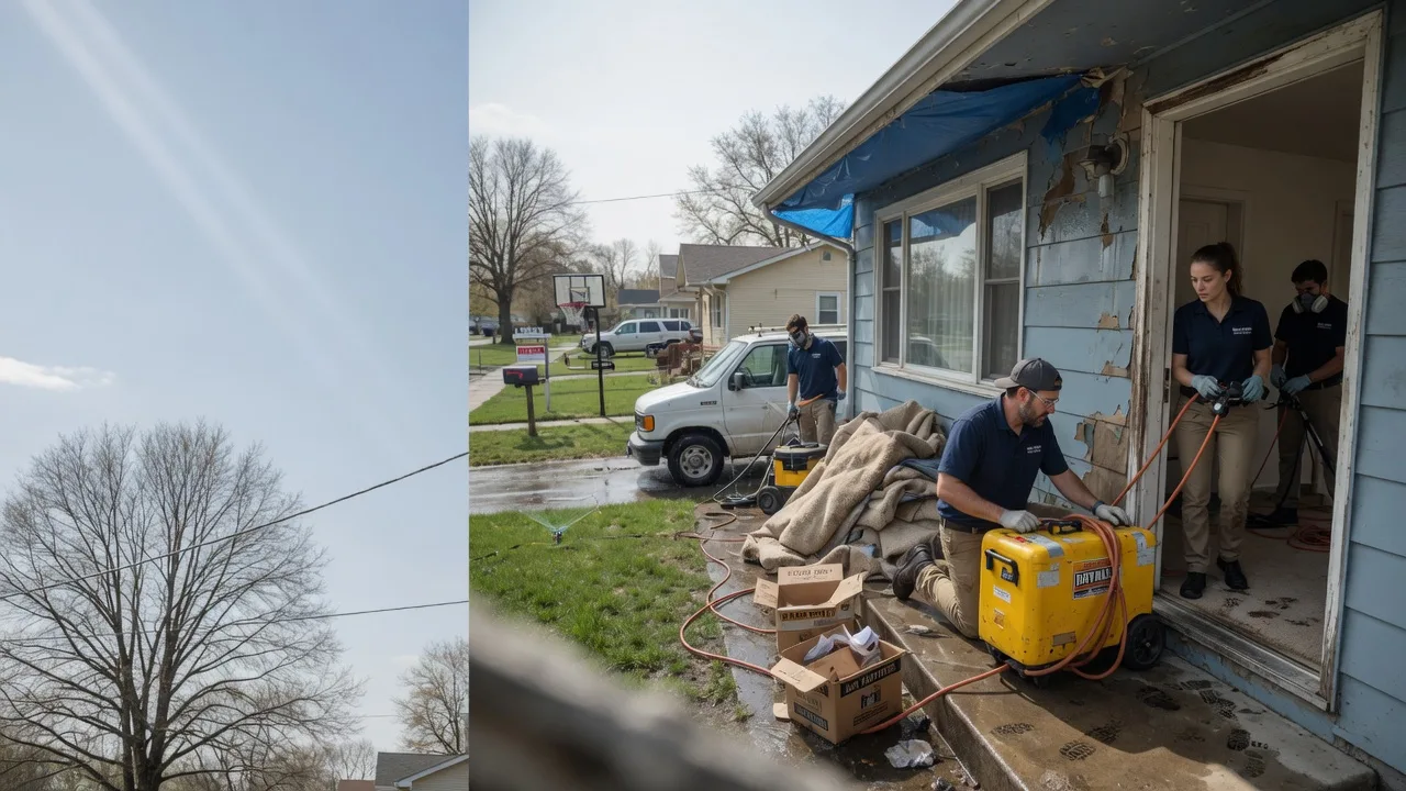 Basement Flood Cleanup in Saratoga, IN near me